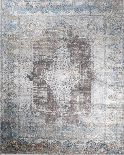 blue vintage carpet